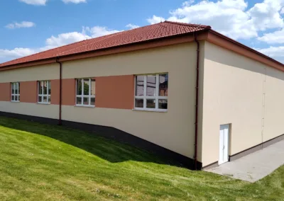 Novostavba - Přístavba tělocvičny Obecnice